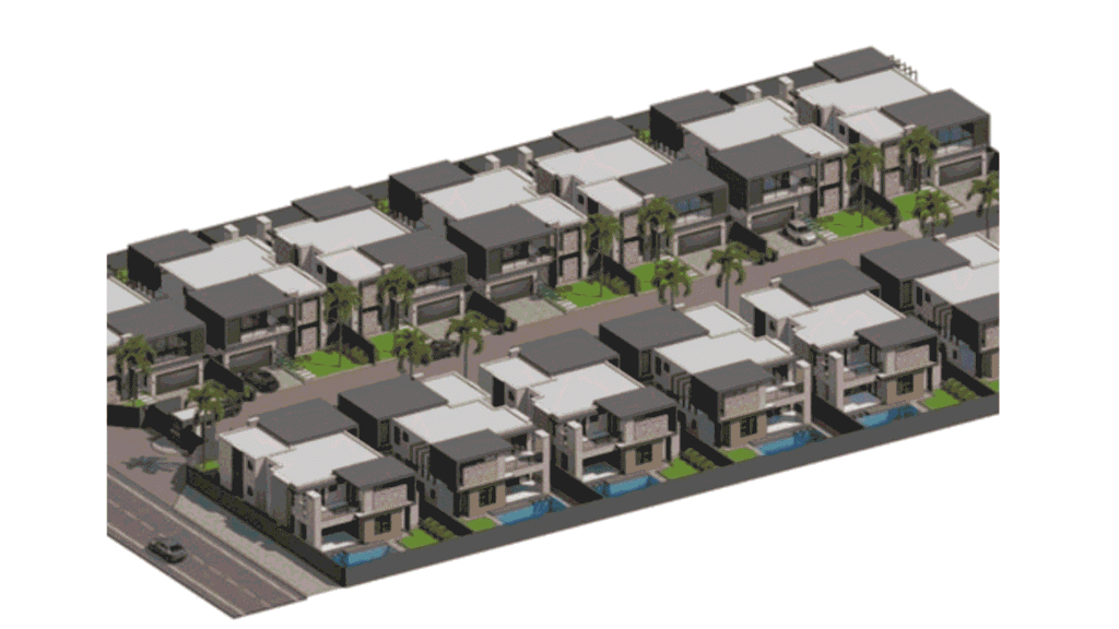 Eden park estate top view